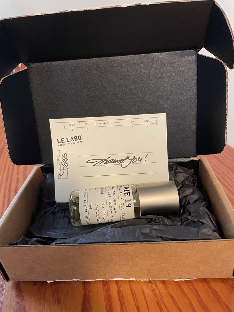 LE LABO BAIE 19 オードパルファム 15ml