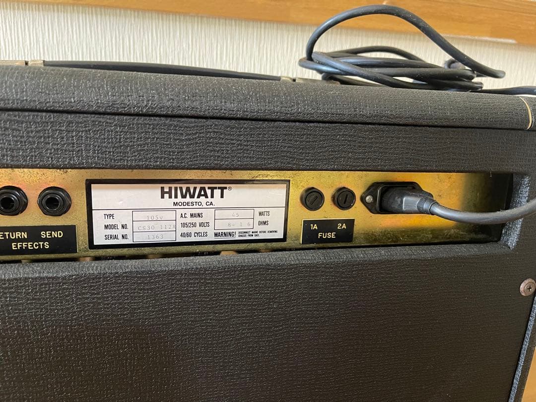 Hiwatt Lead 30 アメリカ製