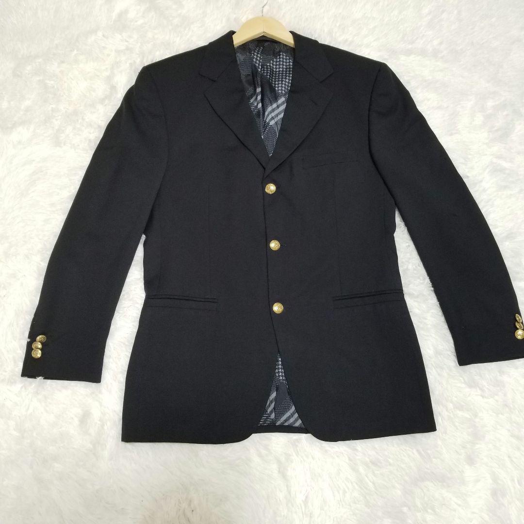 美品⭐ヴェルサーチ メデューサ シングルジャケット 金ボタン LL