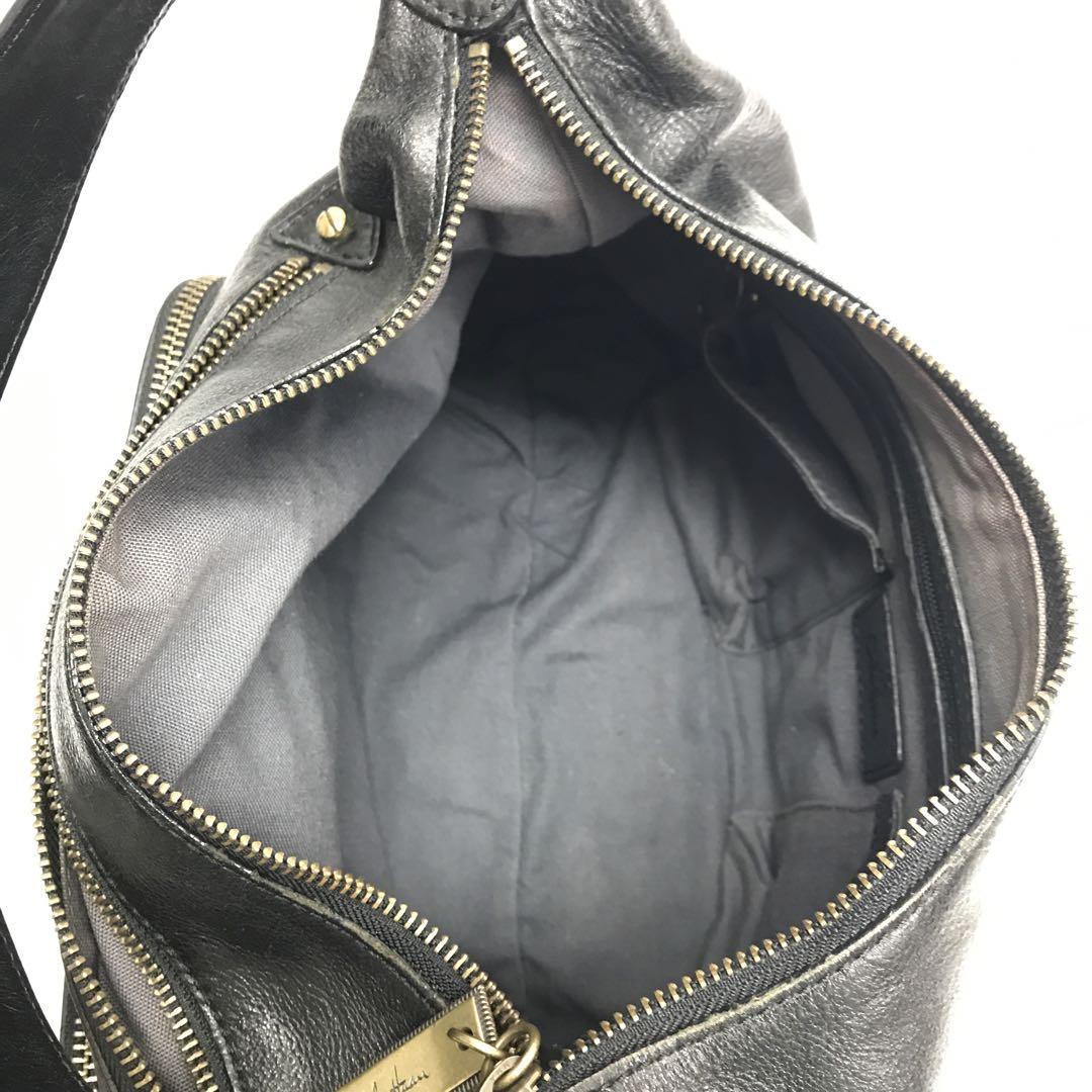 ☆美品☆Cole Haan ワンショルダーバッグ レザー 肩掛け ブラック