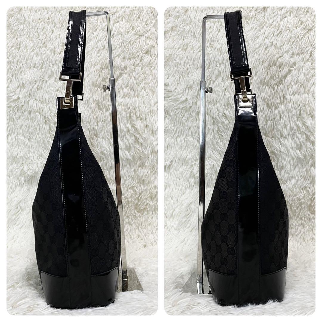 【良品】GUCCI　グッチ　ワンショルダーバッグ　GGキャンバス　ハーフムーン GUCCI - 【美品】グッチ ジャッキー GGキャンバス ワン