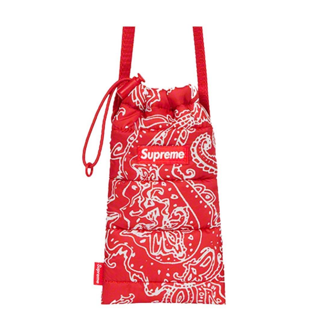 大人気 Supreme シュプリーム Puffer Neck PouchSUPREME