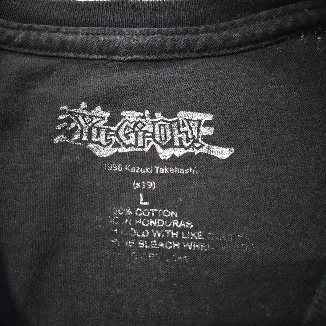 古着 遊戯王 Tシャツ Lサイズ 黒 アニメT 遊☆戯☆王 海外