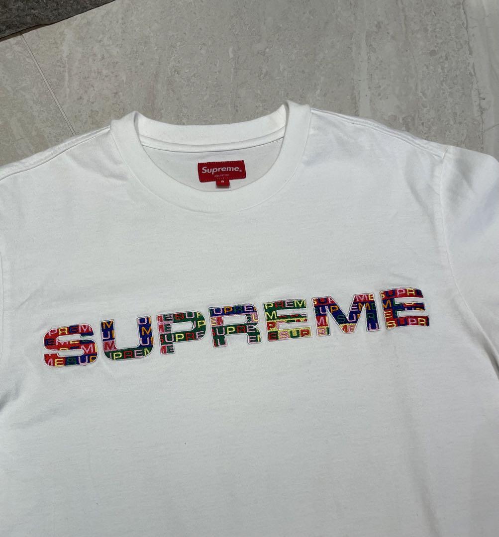 人気沸騰】 supreme 長袖Tシャツ ロゴ Tシャツ/カットソー(七分/長袖