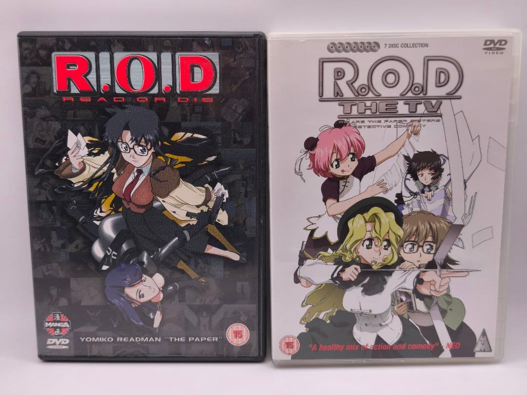R.O.D OVA - TV 海外版 DVD Rod Read Or Die目立った傷や汚れなし