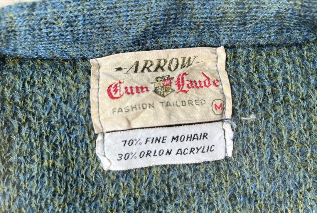 値下げしました！★60s ARROW カーディガン XL レア vintage jamtrading1_eaa497181