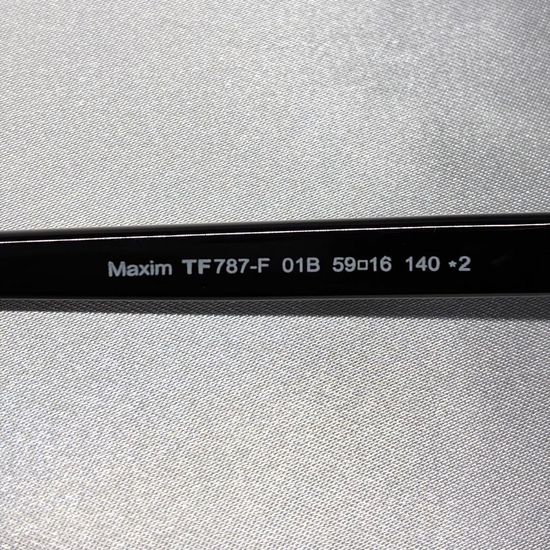 Maxim TF787-F キャットアイ トムフォード サングラス 黒縁