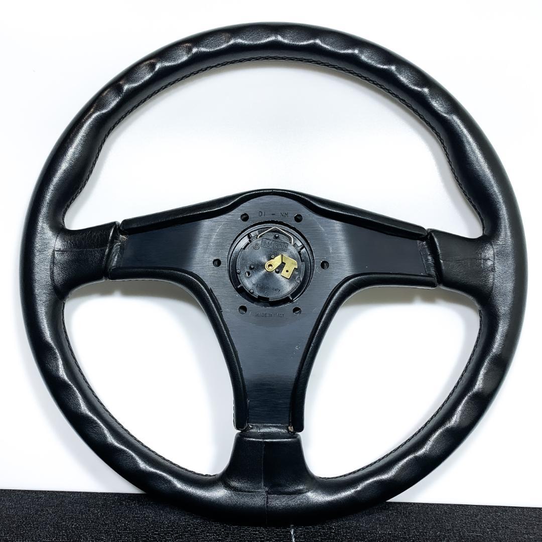 ナルディ ガラ3 タイプ3 美品 レザーステアリング FET 正規品 ナルディ ガラ3 タイプ3 美品 レザーステアリング FET 正規品