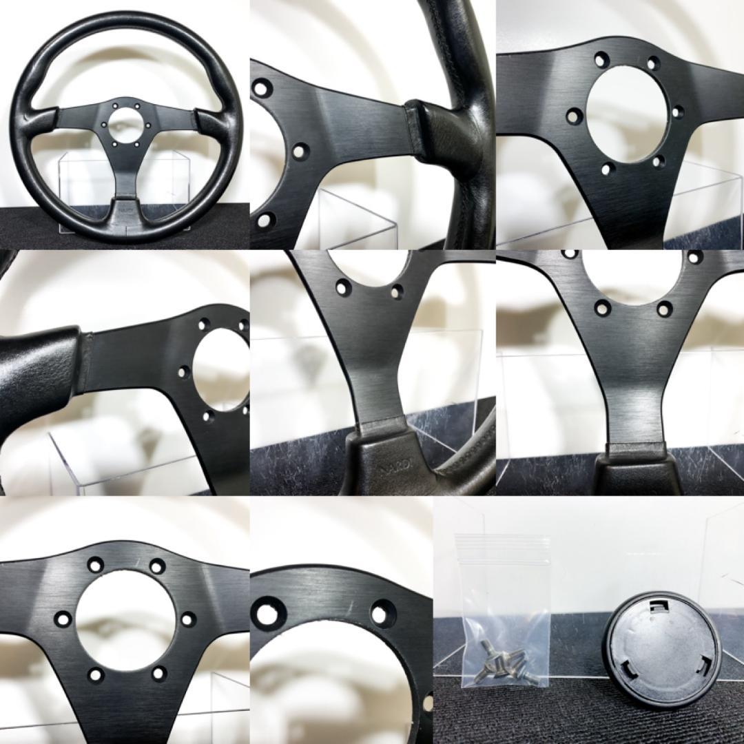 ナルディ ガラ3 タイプ3 美品 レザーステアリング FET 正規品 ナルディ ガラ3 タイプ3 美品 レザーステアリング FET 正規品