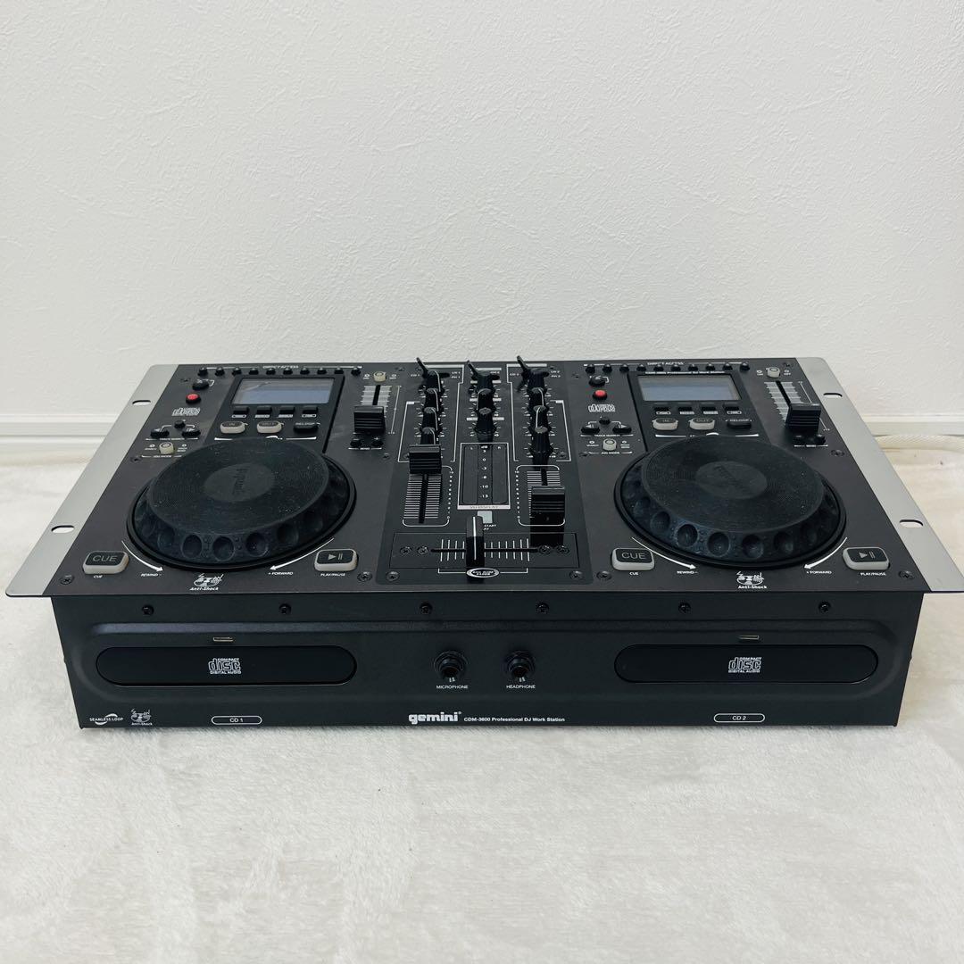 gemini CDM-3600 オールインワン　ミキサー　DJ