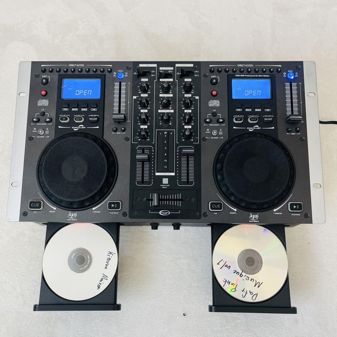 gemini CDM-3600 オールインワン　ミキサー　DJ