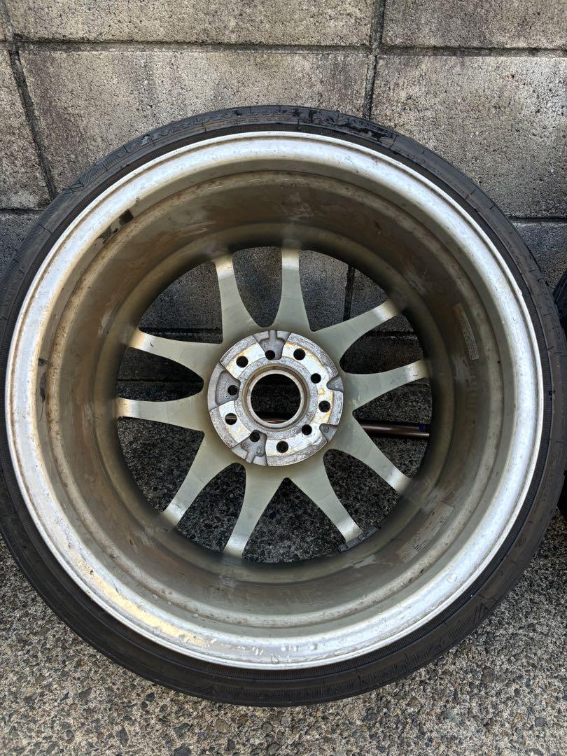 work emotion 極 メッキ 17インチ 9j+28 8j 35 4本