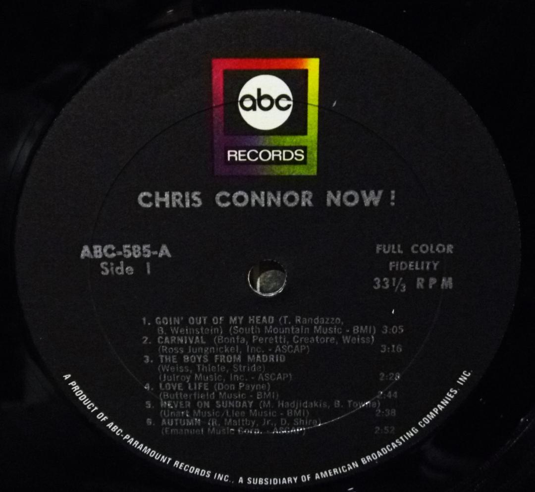 ☆ Chris Connor - Now! / レコード