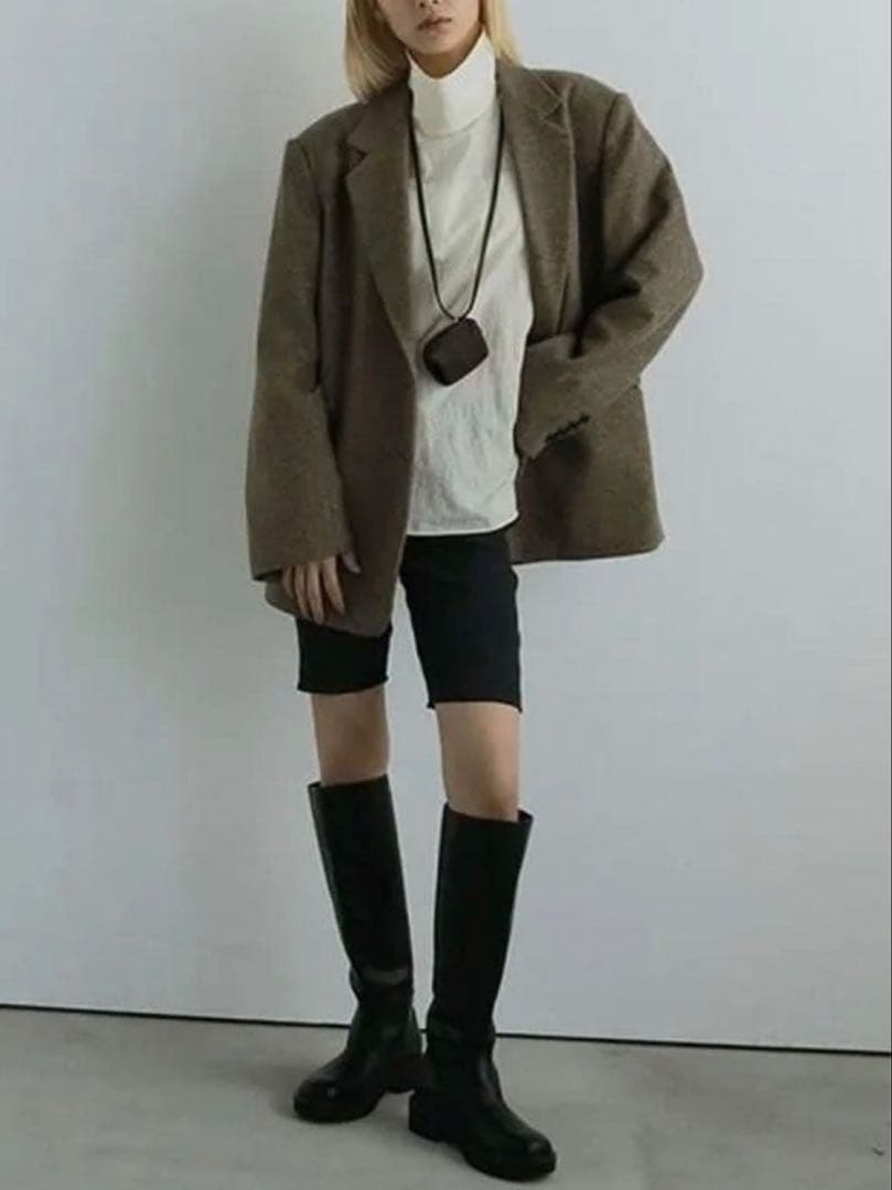 anuke Ecoleather Long Boots 37 ブラック anuke Ecoleather Long Boots 37 ブラック