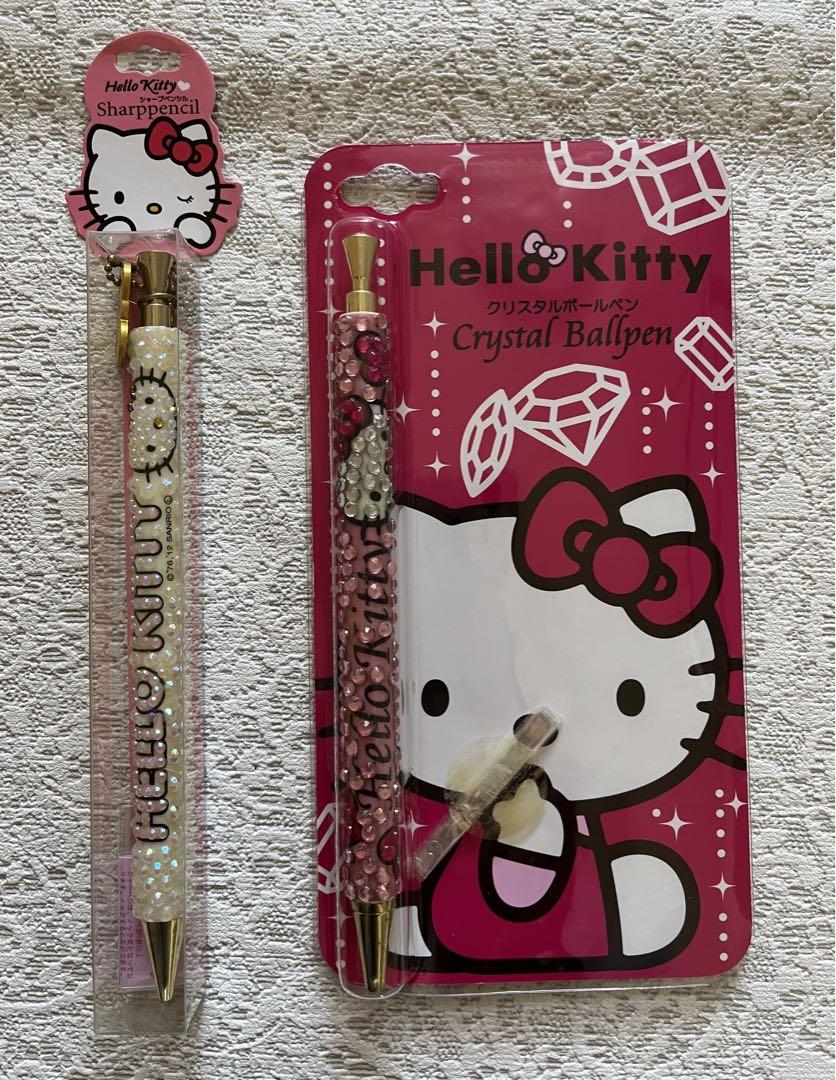 お値下げ キティちゃん ラインストーン ボールペン ＆ シャープ
