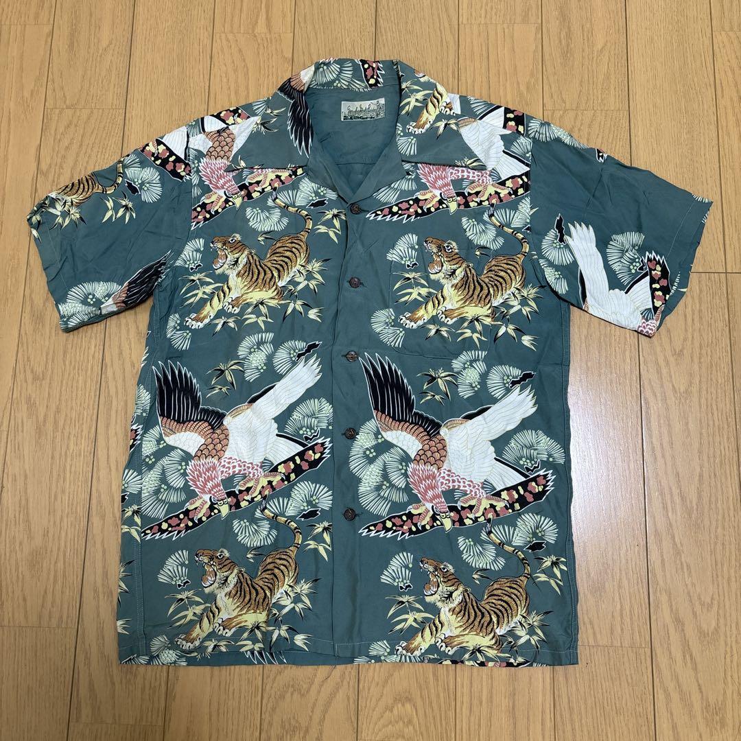 フェローズ 和柄 アロハシャツ Mサイズ