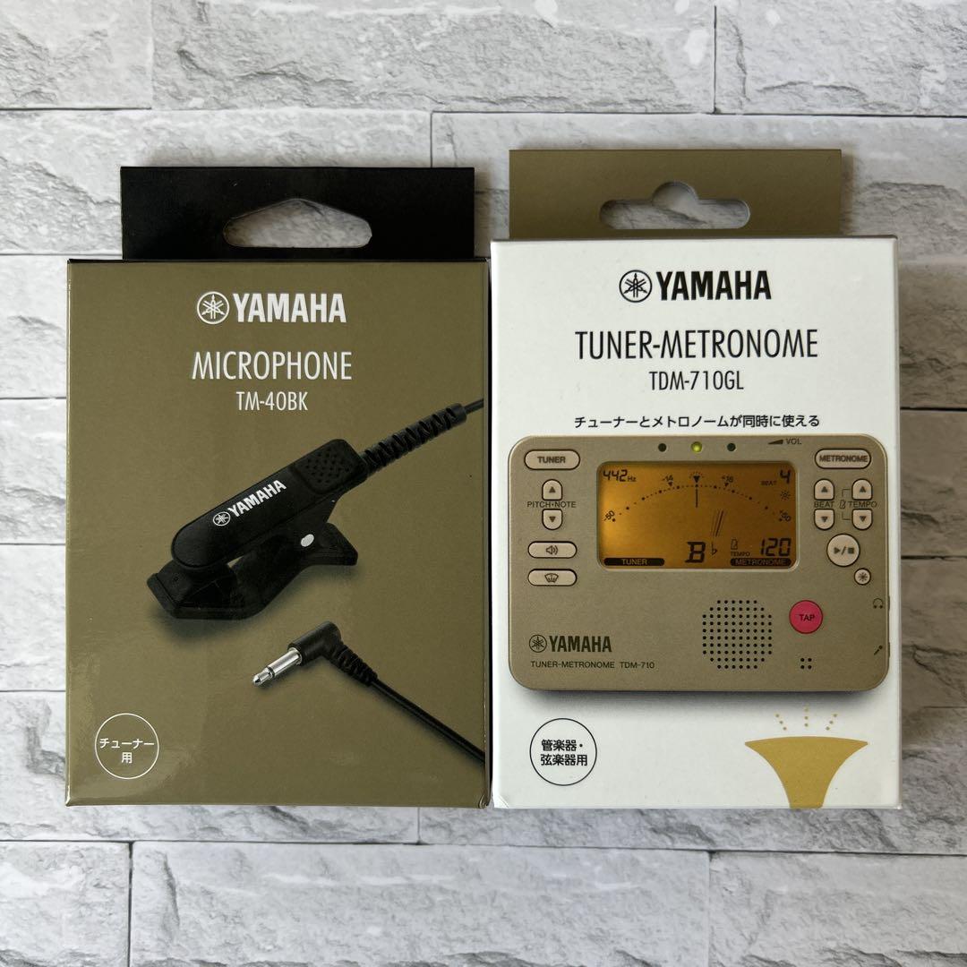 YAMAHA チューナーメトロノーム TDM-710 GL マイクロフォン