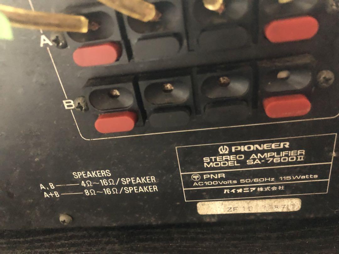 アンプ PIONEER SA-7600II