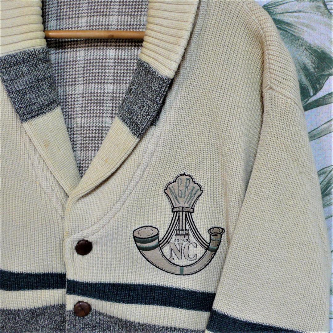 80ｓ　NICOL CLUB ニコルクラブ ニット　リバーシブル　カーディガン