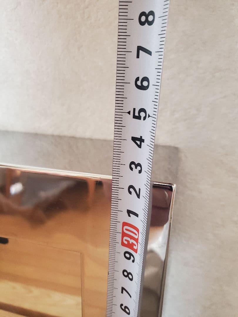 大型車用 ハイフラットステンレスナンバーフレーム 移動ブラケット付やや傷や汚れあり BRIGHTFACE_UK