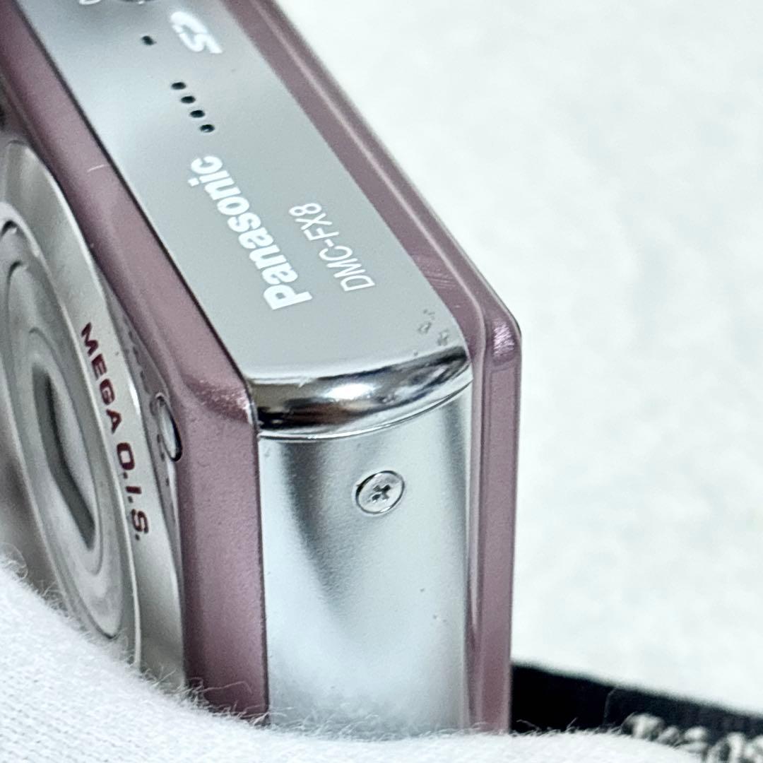 大特価満載! 動作 済 Panasonic LUMIX DMC-FX8 ピンク デジカメ