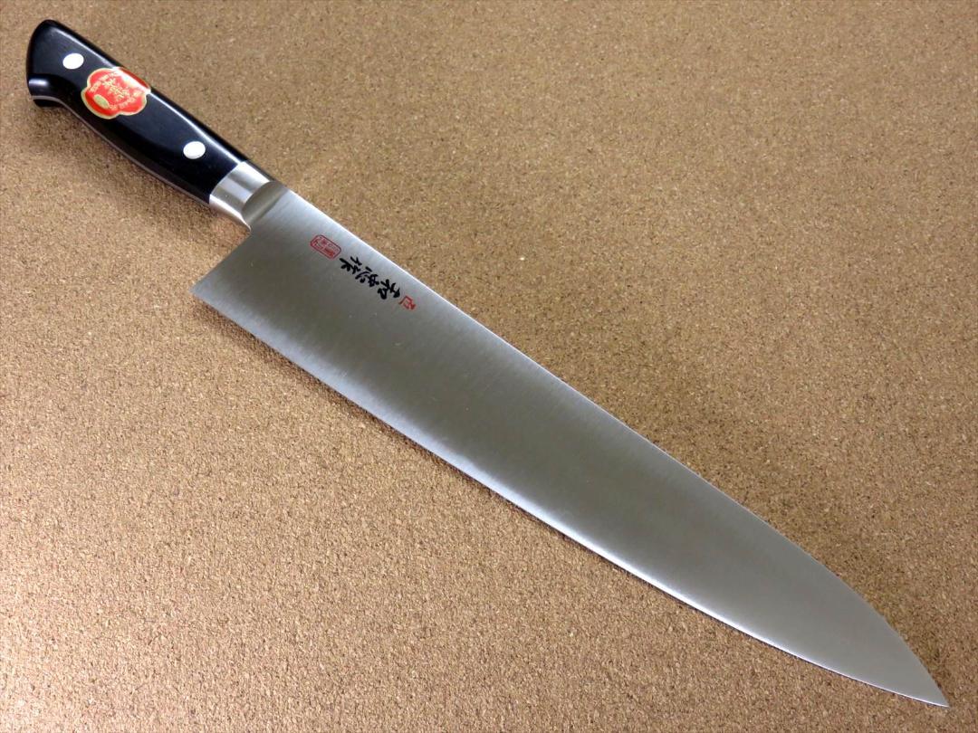 関の刃物 牛刀 270mm V金1号 ステンレス系高炭素鋼 プロ仕様 両刃包丁