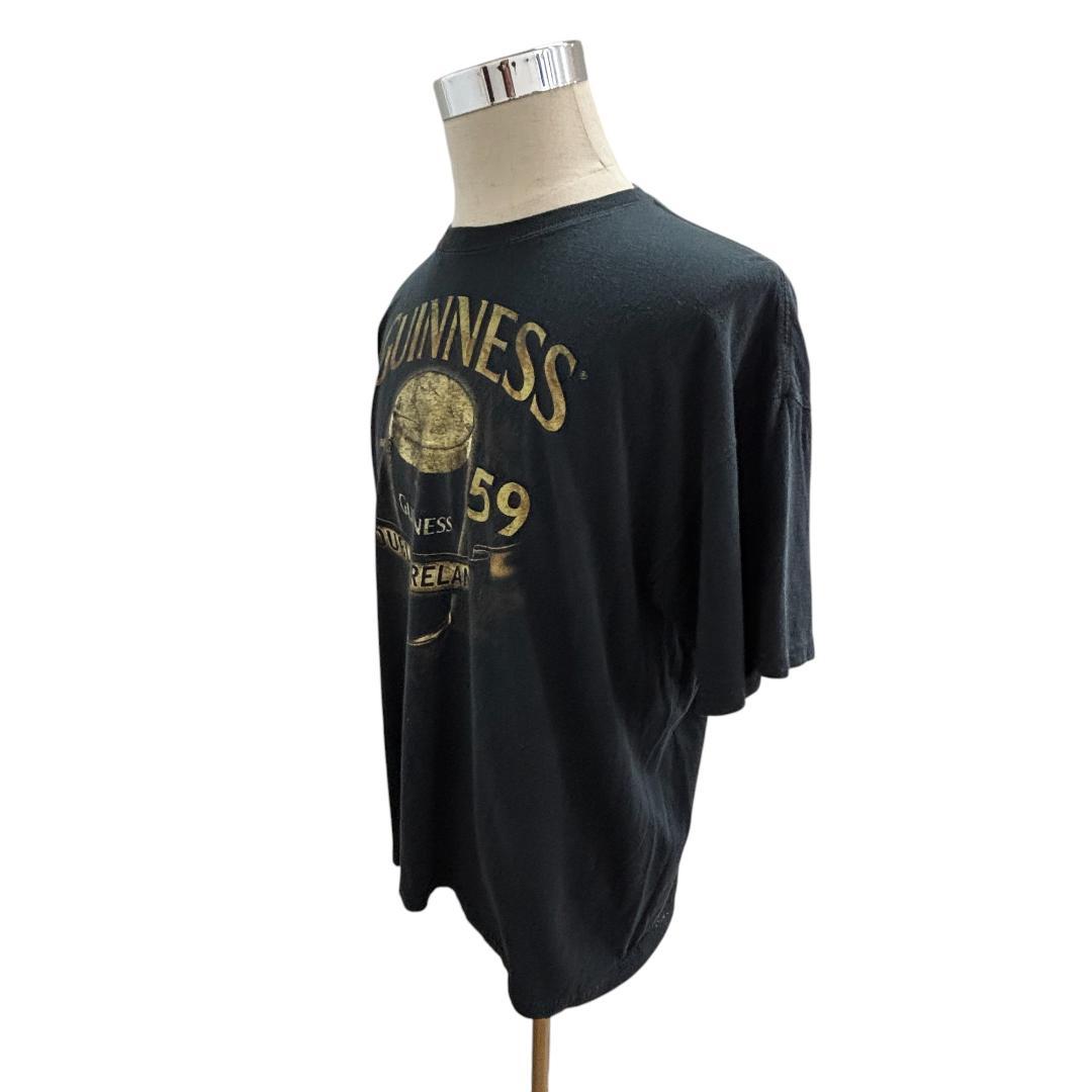 GUINNESS ギネス 黒 Tシャツ・カットソー XL(LL)