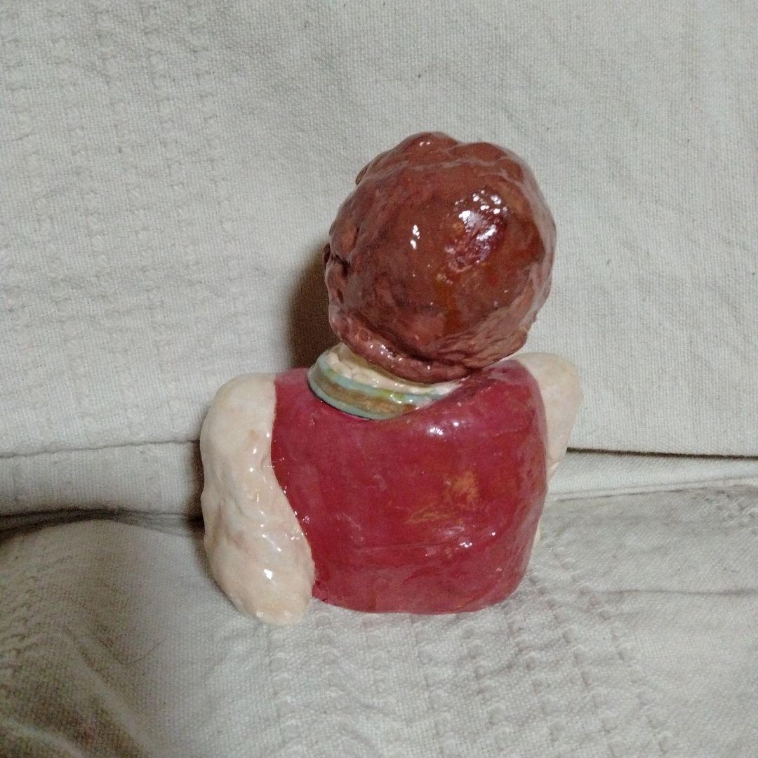 粘土彫刻　人形　置物