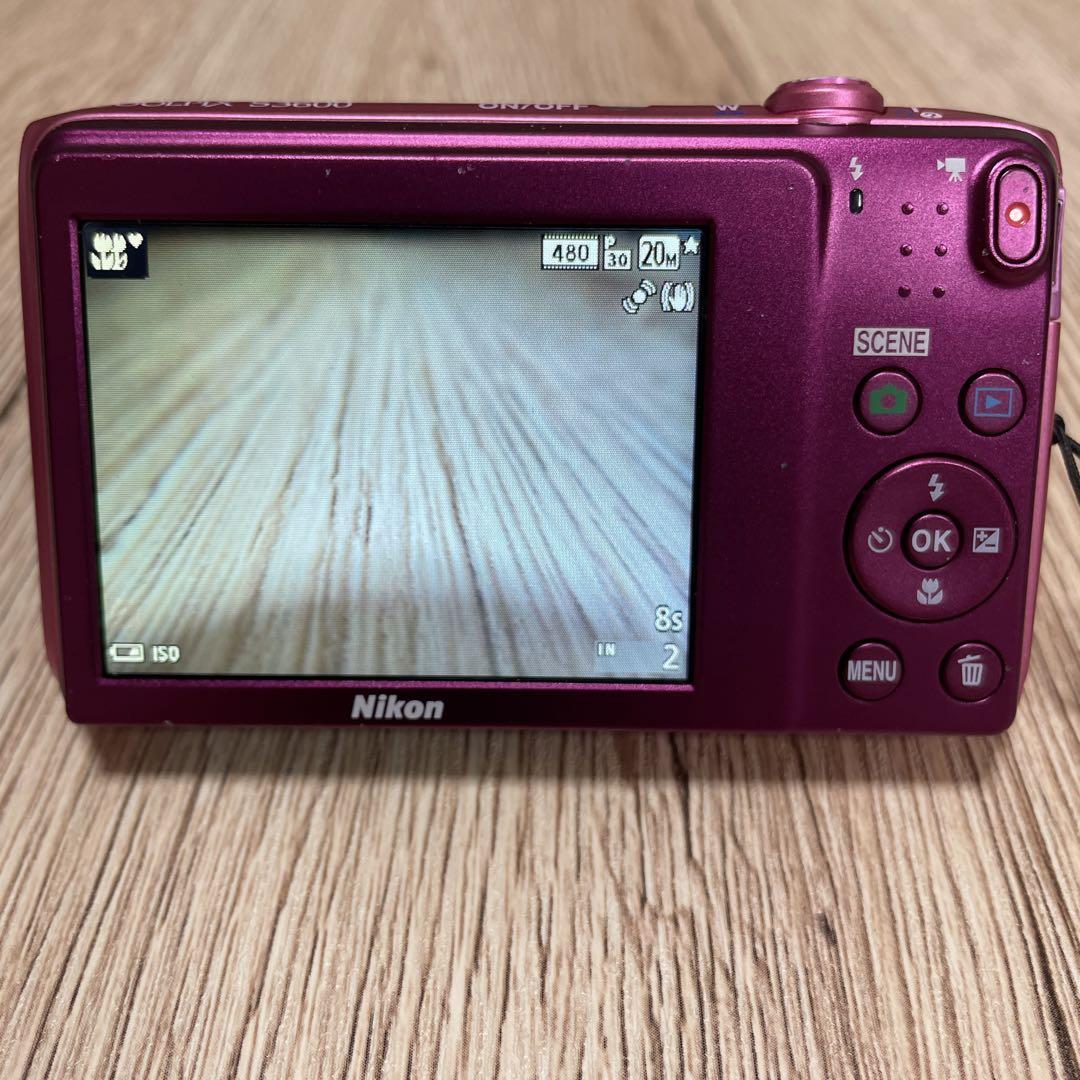 Nikon COOLPIX ピンク 8倍光学ズーム