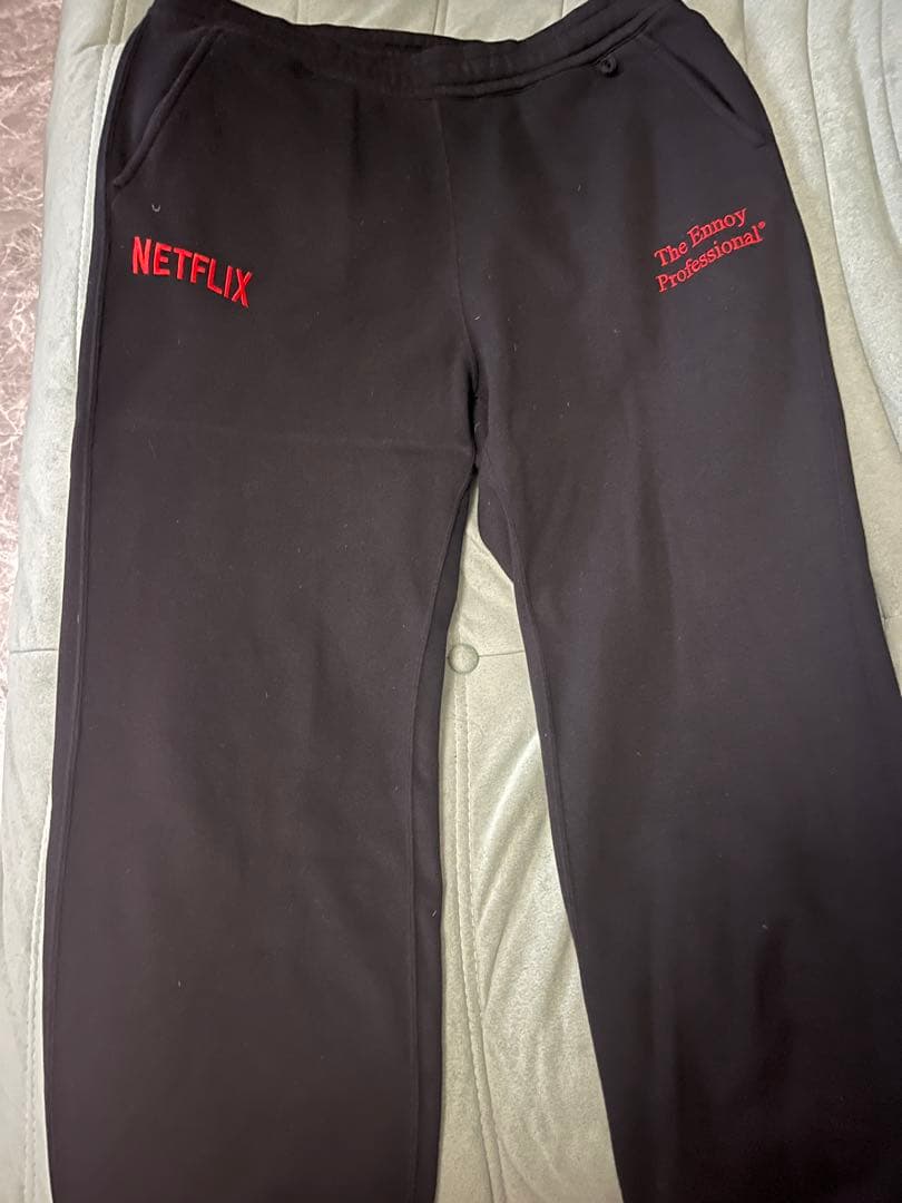 【最終価格】ennoy エンノイ　Netflix パーカー　セットアップ　XL