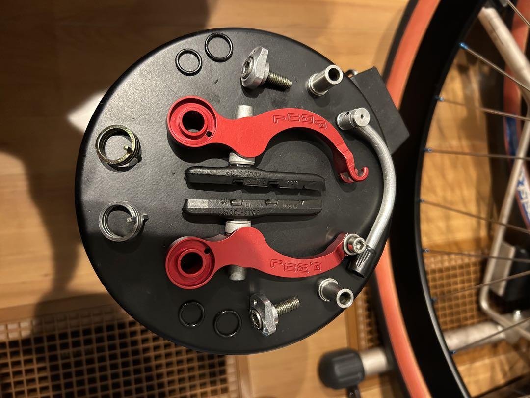 PAUL mini moto brake サーリー　ブルーラグ
