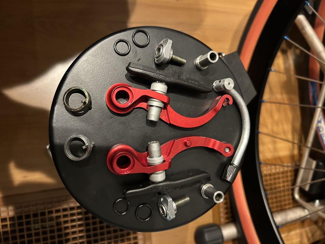 PAUL mini moto brake サーリー　ブルーラグ