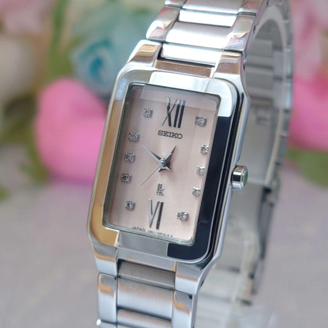 訳あり品❗セイコールキア腕時計SEIKO LUKIAレディース1N01-OCD