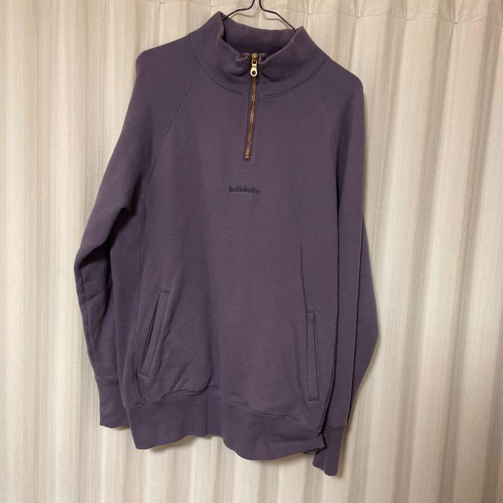 W Face Half Zip Pull Over (court green) – ballaholic