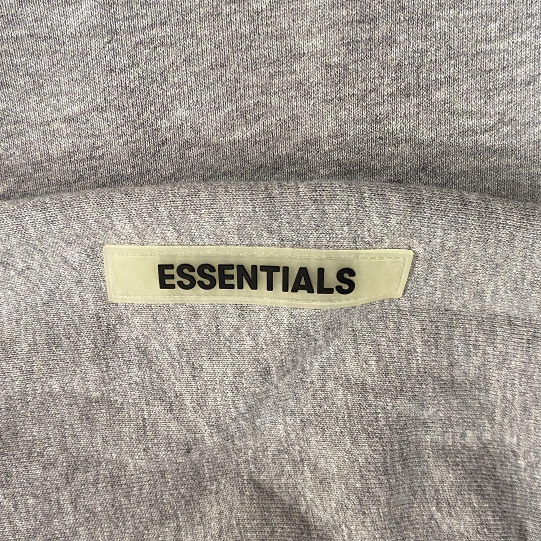 新品 ESSENTIALS ロゴ プリント パーカー エッセンシャルズ