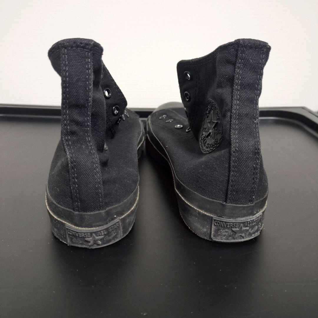 【CONVERSE】90s USA製 オールブラック チャックテイラー ハイ
