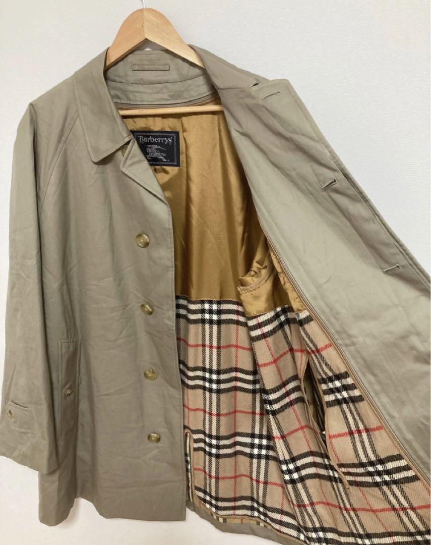 ✨ライナー付き✨極美品　バーバリーズ　ステンカラーコート　希少ミドル丈　ベージュ