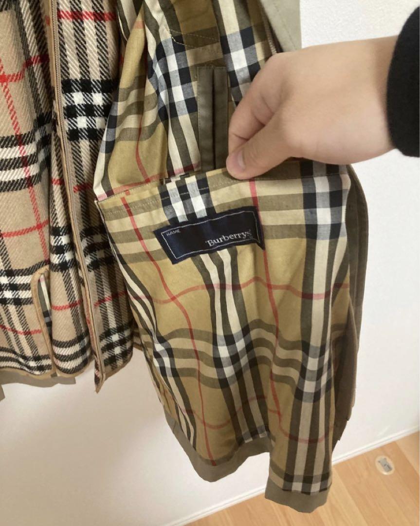✨ライナー付き✨極美品　バーバリーズ　ステンカラーコート　希少ミドル丈　ベージュ