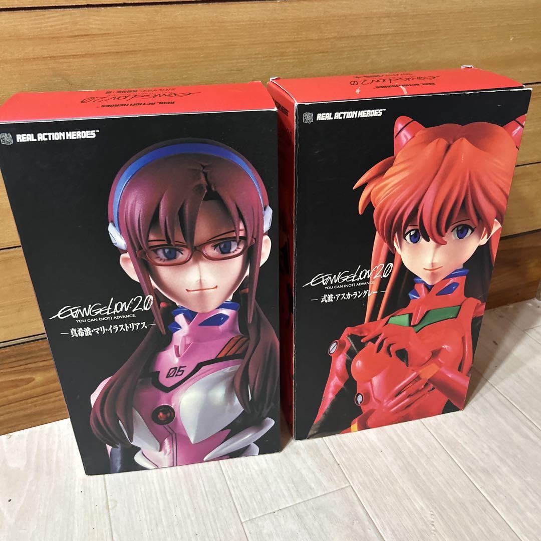 RAH リアルアクションヒーローズ アスカ　マリ　エヴァ　2.0 二つセット