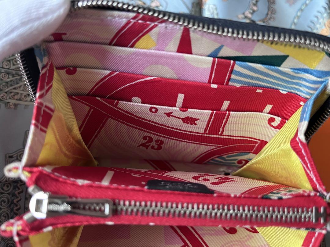 エルメス☆シルクインコンパクト ブルーインディゴ 美品！メゾン購入