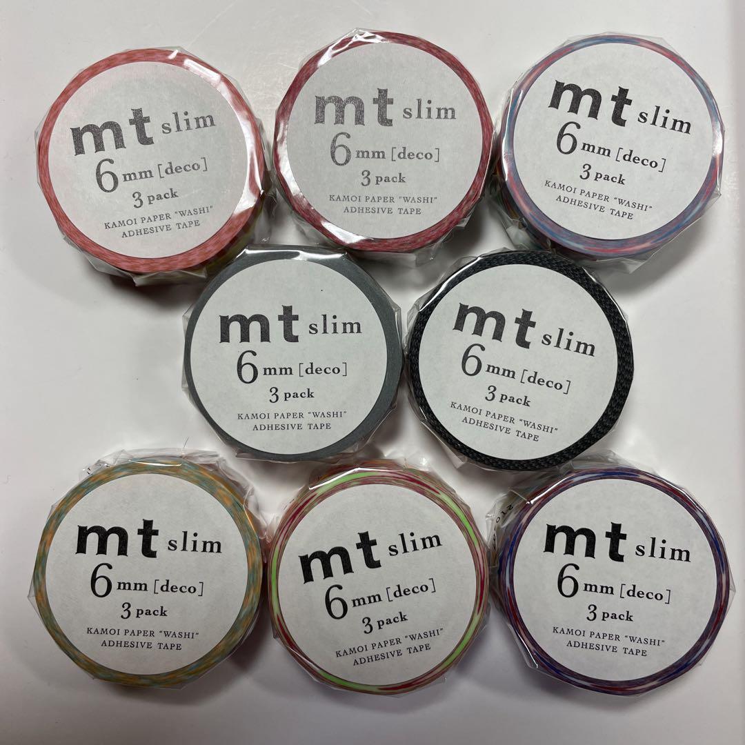 mt slim マスキングテープ 6mm 細 8点 mt slim マスキングテープ 6mm 細 8点