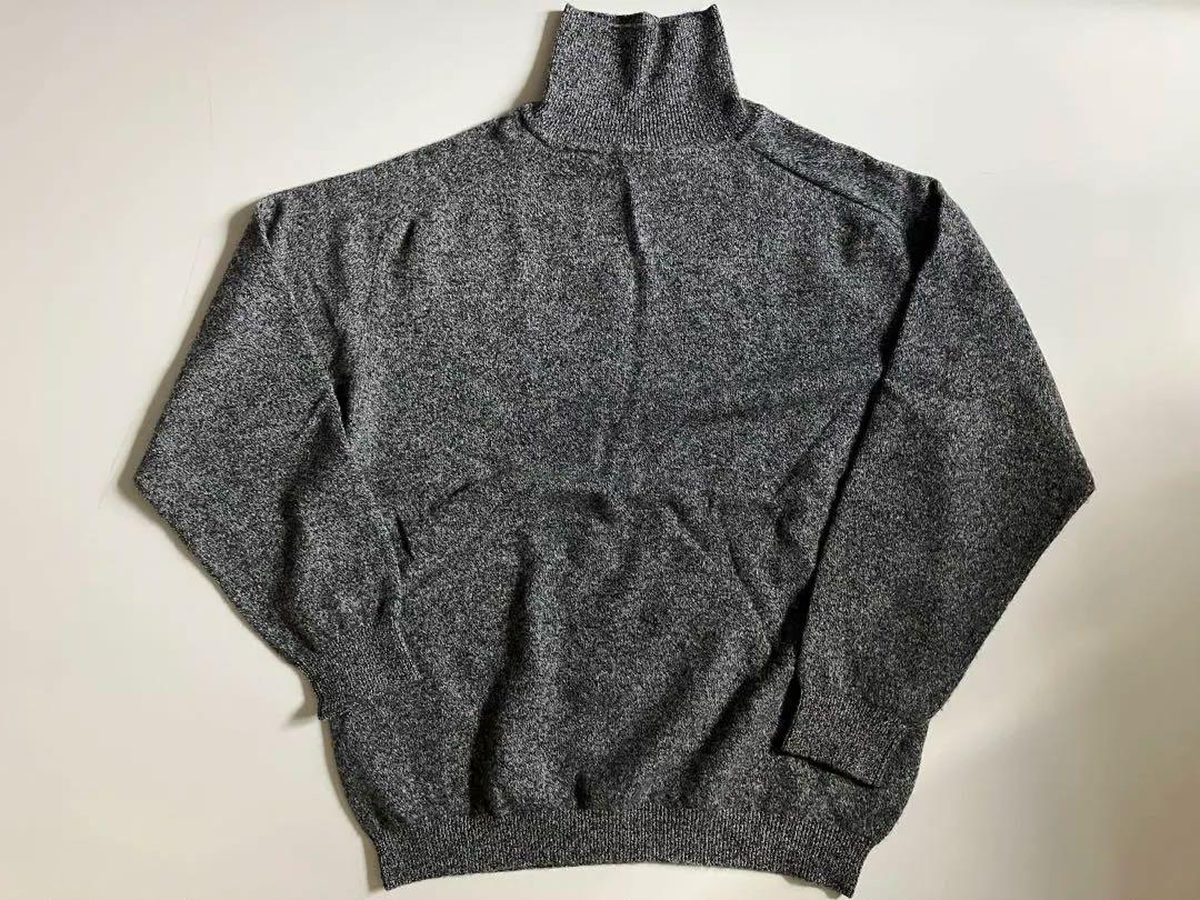 FLEECE WOOL TURTLE NECKウールタートルネックニット