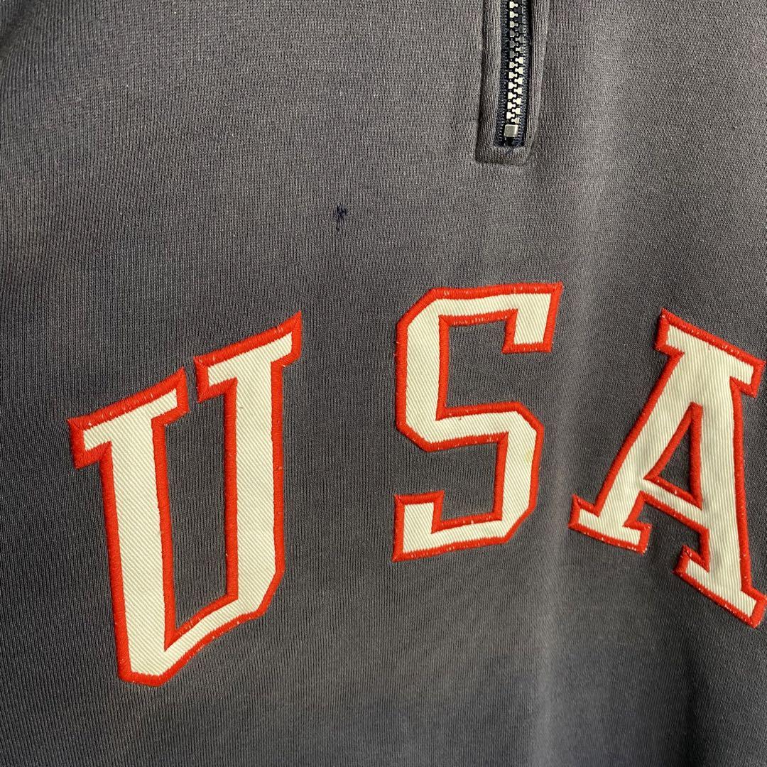 90’s POLO SPORT ハーフジップ スウェット デカロゴ USA 90’s POLO SPORT ハーフジップ スウェット デカロゴ USA
