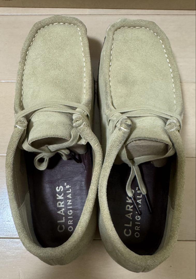 靴 CLARKS WALLABEE MAPLE SUEDE 26155515