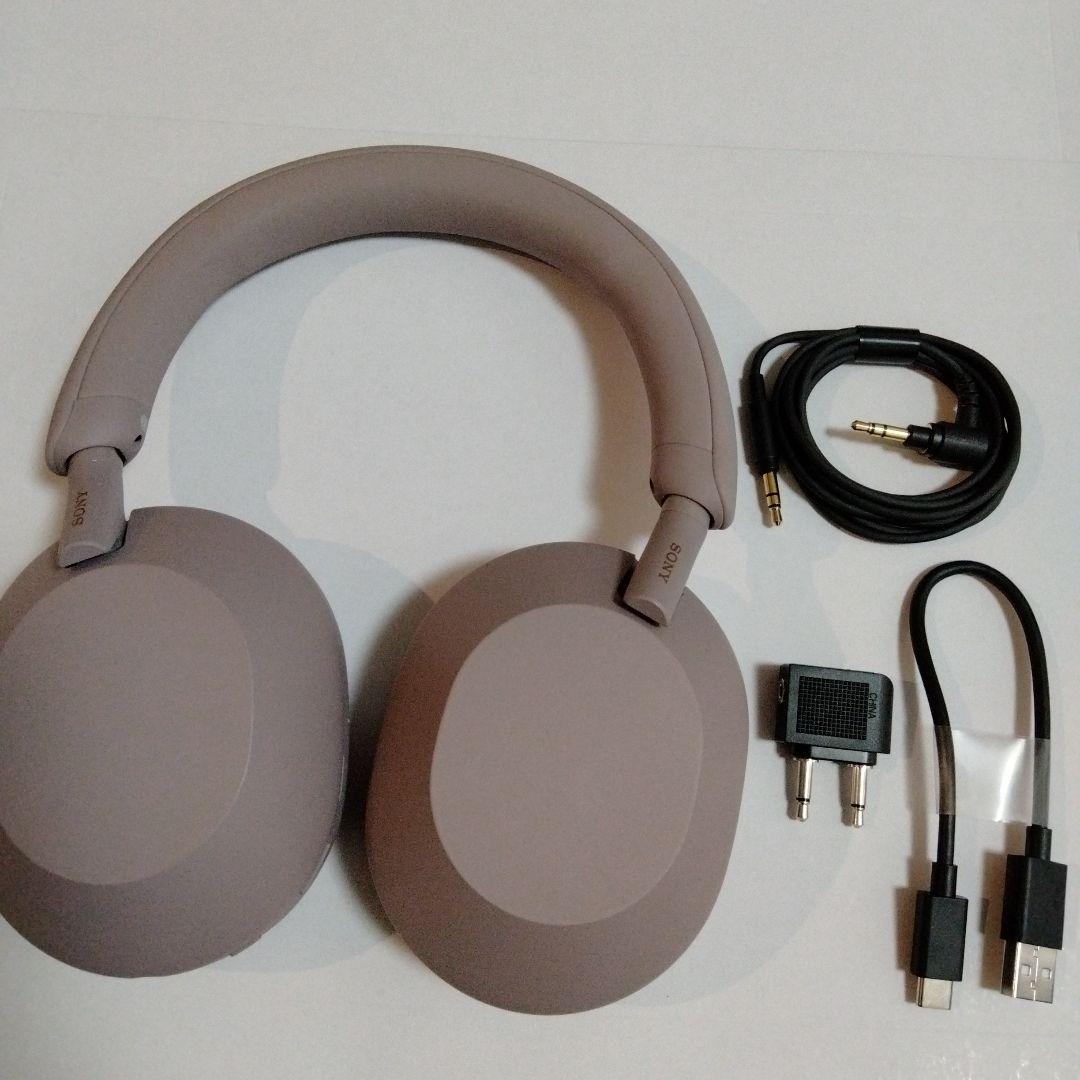 【美品】SONY WH-1000XM5 スモーキーピンク ワイヤレスヘッドホン