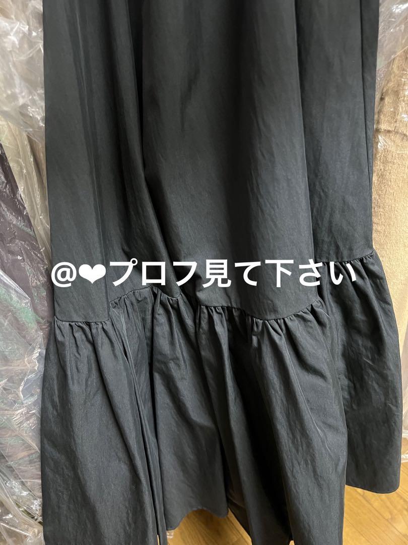 最終お値下げ　クラネ　ボリュームティアードマキシスカート CLANE（クラネ）の「【CLANE(クラネ)】 ボリュームティアード