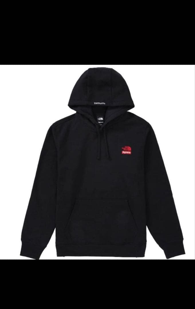 The North Face x Supreme ブラックパーカー