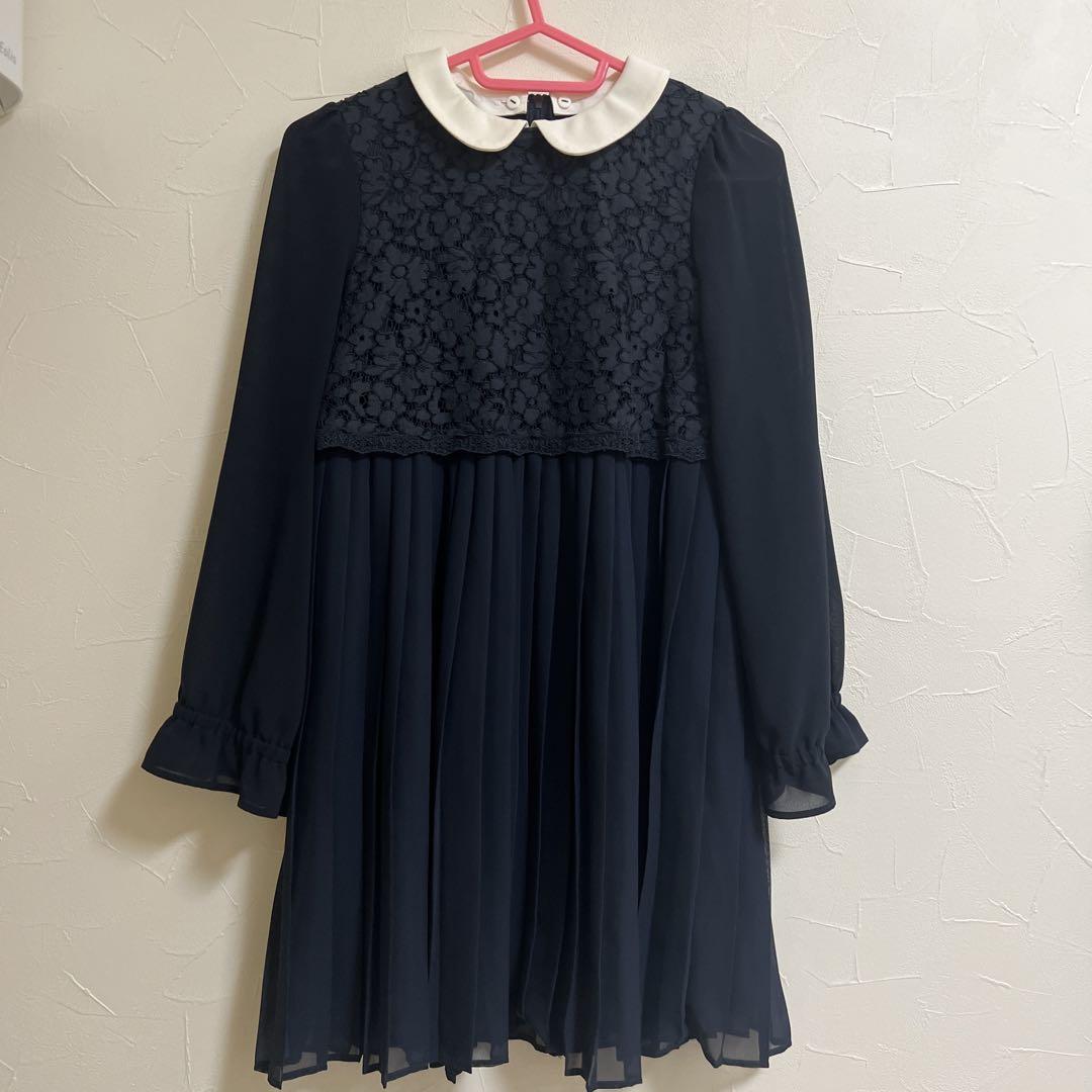 KUNIKYOKU ネイビー ワンピース 140