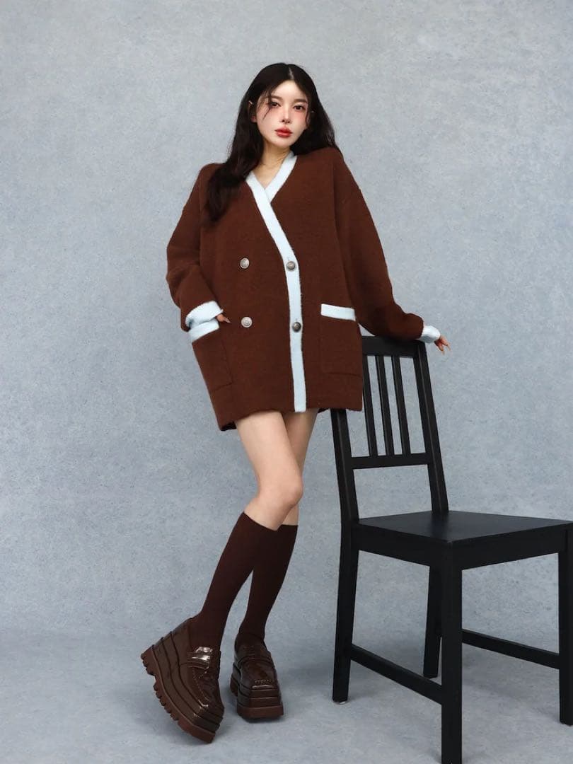 入手困難 即完売品 Darich オーバーニットカーディガン