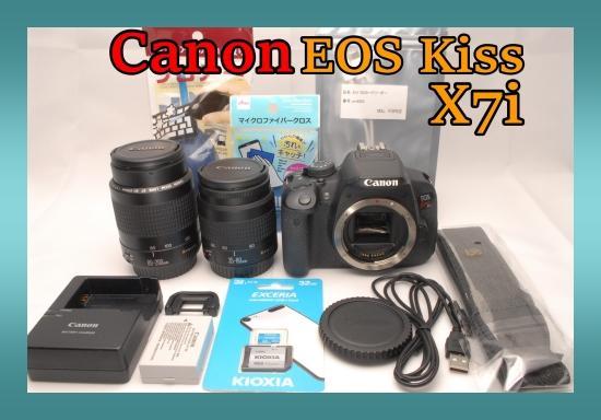 ✨美品✨EOS Kiss X7i ダブルレンズ 高画質 動画OK 撮りやすい♪
